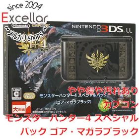 [bn:0] 任天堂 ニンテンドー3DS LL モンスターハンター4 スペシャルパック ゴア・マガラブラック 液晶画面いたみ 元箱あり