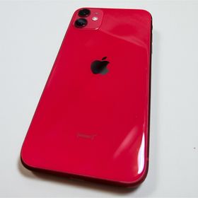 アイフォーン(iPhone)のアップル iPhone11 128GB レッド SIMフリー(スマートフォン本体)