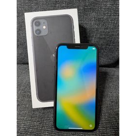 アイフォーン(iPhone)のiPhone11 128G ブラック 箱付き(スマートフォン本体)