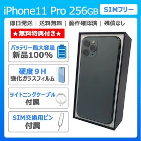 iPhone 11 Pro 256GB SIMフリー 新品バッテリー おまけ付き