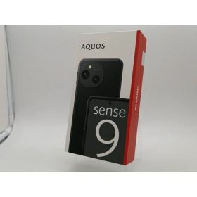 【未使用】SHARP 国内版 【SIMフリー】 AQUOS sense9 ブラック 6GB 128GB SH-M29【札幌南2条】保証期間3ヶ月
