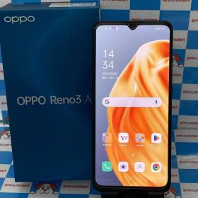 【中古】OPPO Reno3 A 128GB ブラック A002OP Y!mobile版SIMフリー