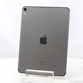 〔中古〕Apple(アップル) iPad Pro 11インチ 512GB スペースグレイ MU1F2J／A docomoロック解除SIMフリー〔305-ud〕
