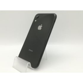 【中古】Apple au 【SIMロック解除済み】 iPhone XR 64GB ブラック MT002J/A【福岡天神】保証期間１ヶ月【ランクC】