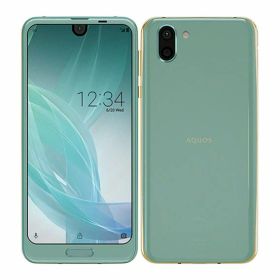 【中古】【安心保証】 AQUOS R2 SHV42[64GB] au アクアマリン