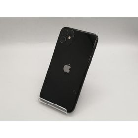 【中古】Apple docomo 【SIMロック解除済み】 iPhone 11 64GB ブラック MWLT2J/A【広島本通】保証期間１ヶ月【ランクC】