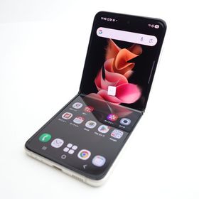 【SIMフリー】Galaxy Z Flip3 5G SC-54B クリーム 利用制限〇 ドコモ版