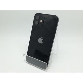 【中古】Apple au 【SIMロック解除済み】 iPhone 12 64GB ブラック MGHN3J/A【柏】保証期間１週間【ランクC】
