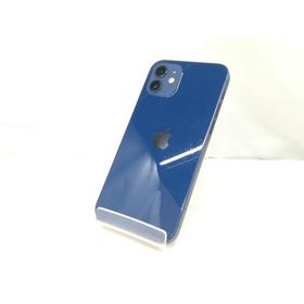 【中古】Apple SoftBank 【SIMロック解除済み】 iPhone 12 128GB ブルー MGHX3J/A【札幌】保証期間１週間【ランクC】