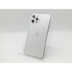 【中古】Apple SoftBank 【SIMロック解除済み】 iPhone 12 Pro Max 128GB シルバー MGCV3J/A【宇田川】保証期間１ヶ月【ランクC】