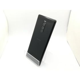 【中古】SONY docomo 【SIMロック解除済み】 Xperia 1 SO-03L Black【三宮駅前】保証期間１ヶ月【ランクB】