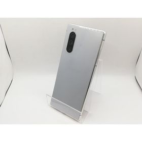 【中古】SONY au 【SIMロック解除済み】 Xperia 5 SOV41 グレー【熊本】保証期間１ヶ月【ランクC】