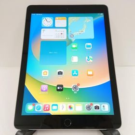 iPad 第5世代 Wi-Fi+Cellular 32GB au スペースグレイ 送料無料 即決 本体 c08199