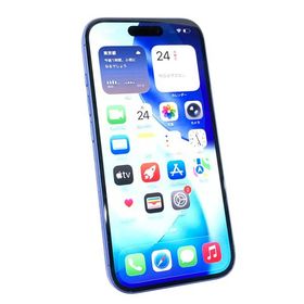 中古 Apple iPhone16 128GB ウルトラマリン MYDU3J／A SIMフリー ネットワーク利用制限▲判定