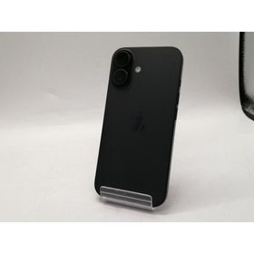【中古】Apple au 【SIMフリー】 iPhone 16 128GB ブラック MYDQ3J/A【大須アメ横】保証期間１ヶ月【ランクA】