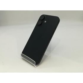 【中古】Apple 国内版 【SIMフリー】 iPhone 16 128GB ブラック MYDQ3J/A【浜松駅前】保証期間１ヶ月【ランクB】