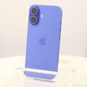 〔中古〕Apple(アップル) iPhone16 512GB ウルトラマリン MYE53J／A SIMフリー〔258-ud〕