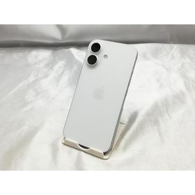 【中古】Apple 国内版 【SIMフリー】 iPhone 16 128GB ホワイト MYDR3J/A【ECセンター】保証期間１ヶ月【ランクA】