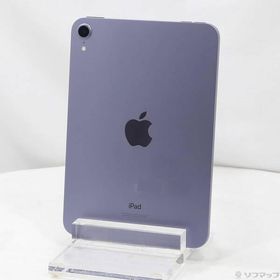 〔中古〕Apple(アップル) iPad mini 第6世代 64GB パープル 3J366J／A Wi-Fi〔297-ud〕
