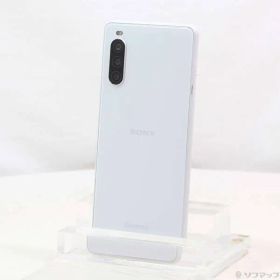 〔中古品〕 Xperia 10 II 64GB ホワイト SO-41A docomoロック解除SIMフリー【348】