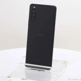 〔中古品〕 Xperia 10 II 64GB ブラック SO-41A docomoロック解除SIMフリー【368】