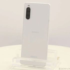 〔中古品〕 Xperia 10 II 64GB ホワイト SO-41A docomoロック解除SIMフリー【352】