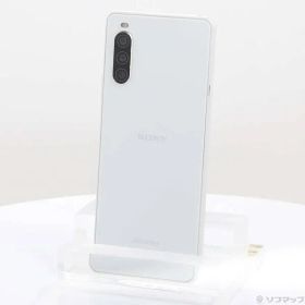 〔中古品〕 Xperia 10 II 64GB ホワイト SO-41A docomoロック解除SIMフリー【352】