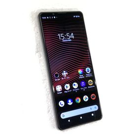 中古 SONY Xperia1 III 256GB フロストブラック A101SO SoftBank ※側面にヒビ