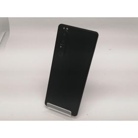 【中古】SONY SoftBank 【SIMロック解除済み】 Xperia 1 III フロストブラック 12GB 256GB A101SO【新宿東口】保証期間１ヶ月【ランクC】