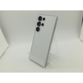 【中古】SAMSUNG 国内版 【SIMフリー】 Galaxy S25 Ultra チタニウムホワイトシルバー 12GB 256GB SM-S938Q【OSU301】保証期間１ヶ月【ランクA】