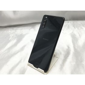 【中古】SONY 海外版 【SIMフリー】 Xperia 10 III Black 6GB 128GB XQ-BT52【ECセンター】保証期間１ヶ月【ランクB】
