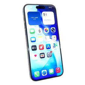 中古 Apple iPhone15 Pro Max 256GB ブラックチタニウム MU6P3J／A SIMフリー ネットワーク利用制限▲判定