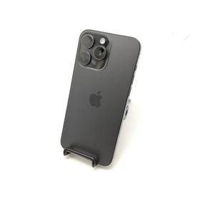 【中古】Apple docomo 【SIMフリー】 iPhone 15 Pro Max 256GB ブラックチタニウム MU6P3J/A【宇田川】保証期間１ヶ月【ランクB】