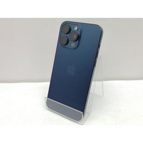 【中古】Apple 国内版 【SIMフリー】 iPhone 15 Pro Max 256GB ブルーチタニウム MU6T3J/A【仙台イービーンズ】保証期間１ヶ月【ランクB】
