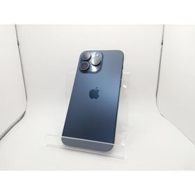 【中古】Apple 国内版 【SIMフリー】 iPhone 15 Pro Max 256GB ブルーチタニウム MU6T3J/A【川崎駅前】保証期間１ヶ月【ランクB】