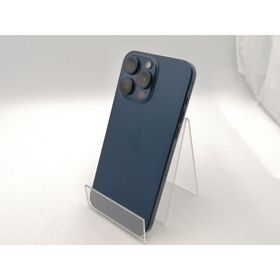 【中古】Apple 国内版 【SIMフリー】 iPhone 15 Pro Max 256GB ブルーチタニウム MU6T3J/A【ECセンター】保証期間１ヶ月【ランクB】