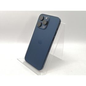 【中古】Apple 国内版 【SIMフリー】 iPhone 15 Pro Max 256GB ブルーチタニウム MU6T3J/A【高崎モントレー】保証期間１ヶ月【ランクB】