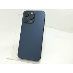 【中古】Apple 国内版 【SIMフリー】 iPhone 15 Pro Max 1TB ブルーチタニウム MU723J/A【日本橋3】保証期間１ヶ月【ランクC】