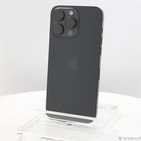 〔中古〕Apple(アップル) iPhone15 Pro Max 256GB ブラックチタニウム MU6P3J／A SIMフリー〔344-ud〕