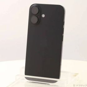 〔中古品〕 iPhone16 128GB ブラック MYDQ3J／A SIMフリー【196】