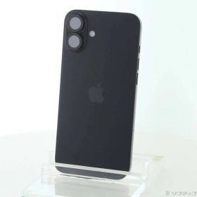 〔中古品〕 iPhone16 Plus 128GB ブラック MXVA3J／A SIMフリー【297】