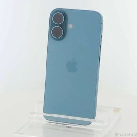 〔中古品〕 iPhone16 256GB ティール MYE13J／A SIMフリー【198】