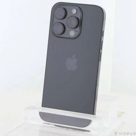 〔中古品〕 iPhone16 Pro 128GB ブラックチタニウム MYMV3J／A SIMフリー【344】