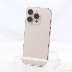 〔中古品〕 iPhone16 Pro 128GB デザートチタニウム MYMX3J／A SIMフリー【377】