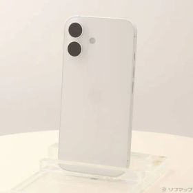 〔中古品〕 iPhone16 512GB ホワイト MYE33J／A SIMフリー【297】