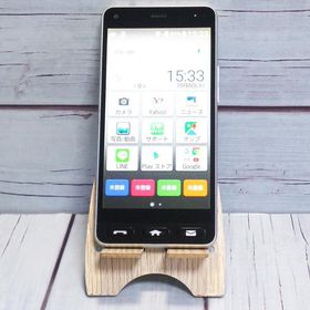 Y!mobile 京セラ かんたんスマホ 705KC シルバー 本体 白ロム SIMロック解除済み SIMフリー 101153