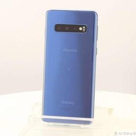 〔中古〕SAMSUNG(サムスン) GALAXY S10 128GB プリズムブルー SC-03L docomoロック解除SIMフリー〔295-ud〕