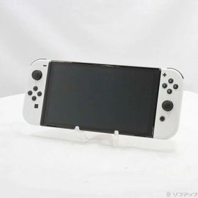 【中古】Nintendo Switch 有機ELモデル Joy-Con(L)／(R) ホワイト 【349-ud】
