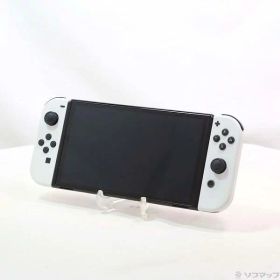 【中古】Nintendo Switch 有機ELモデル Joy-Con(L)／(R) ホワイト 【371-ud】