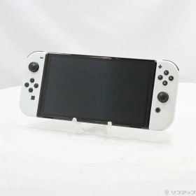 【中古】Nintendo Switch 有機ELモデル Joy-Con(L)／(R) ホワイト 【349-ud】